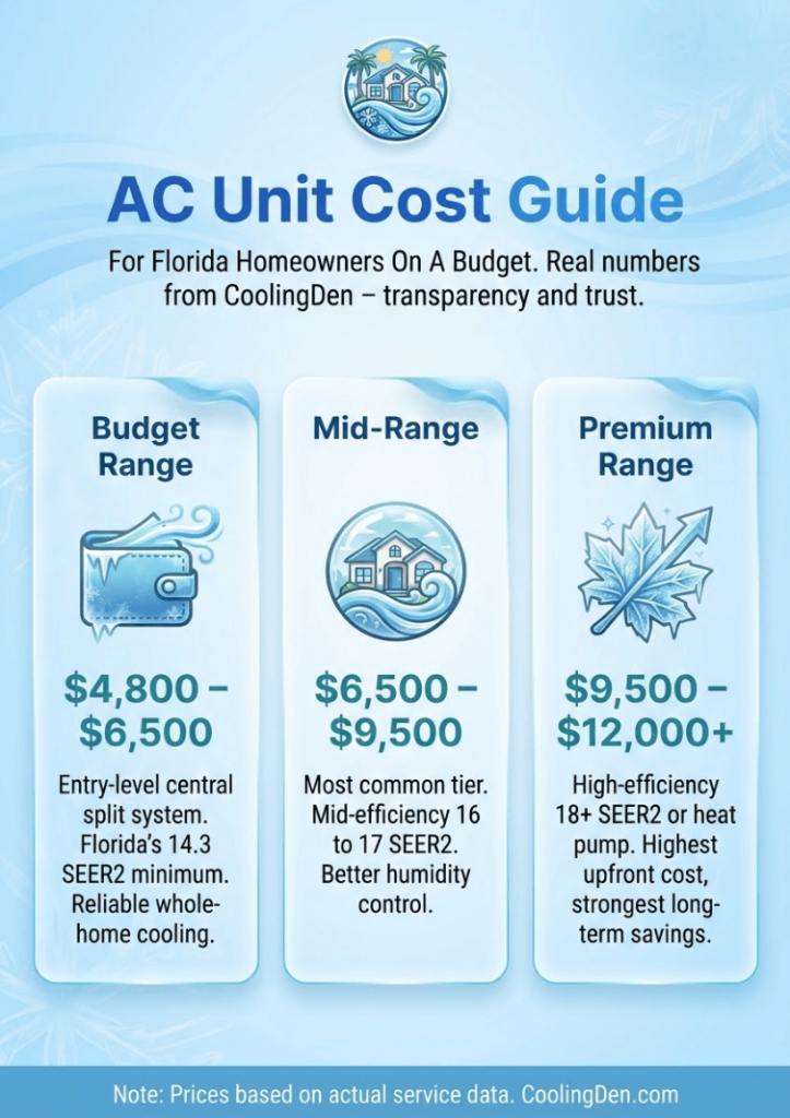 AC Unit Cost Guide For Homeowners On A Budget 2 Infographic of AC Unit Cost Guide For Homeowners On A Budget